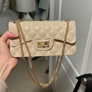 Nude Patent Purse